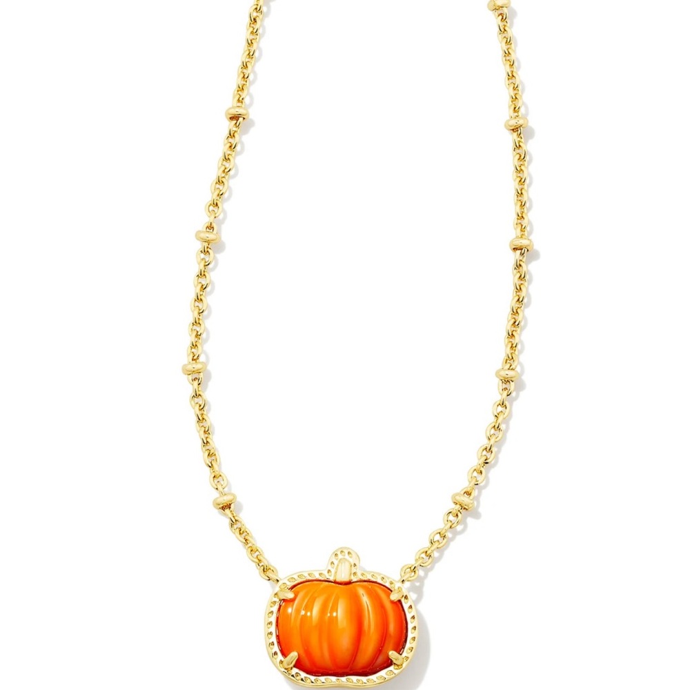 Kendra Scott Pumpkin Necklace